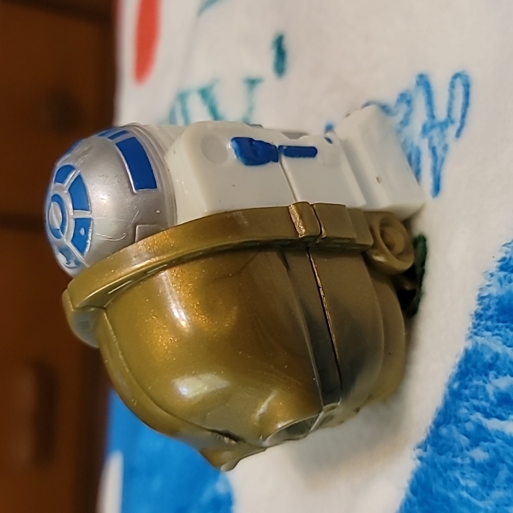 STAR WARS Rubik's Cube Kelloggs Canada R2D2 C3PO Figure